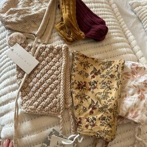Jamie Kay Cream and Mustard Baby Accessories